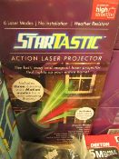 | 1X | STARTASTIC ACTION LASER PROJECTOR WITH 6 LASER MODES | NEW AND BOXED | SKU C5060191465304 |