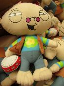 Family Guy Stewie 54cm teddy. See Image For Design. Unused with Tags.