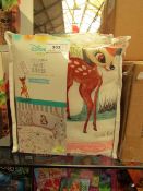 Box of 2x Disney Baby - Bambi Bumper - Cot & Cotbed - New Packaged & Boxed.