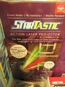 | 6X | STARTASTIC ACTION LASER PROJECTORS WITH 6 LASER MODES | NEW AND BOXED | SKU