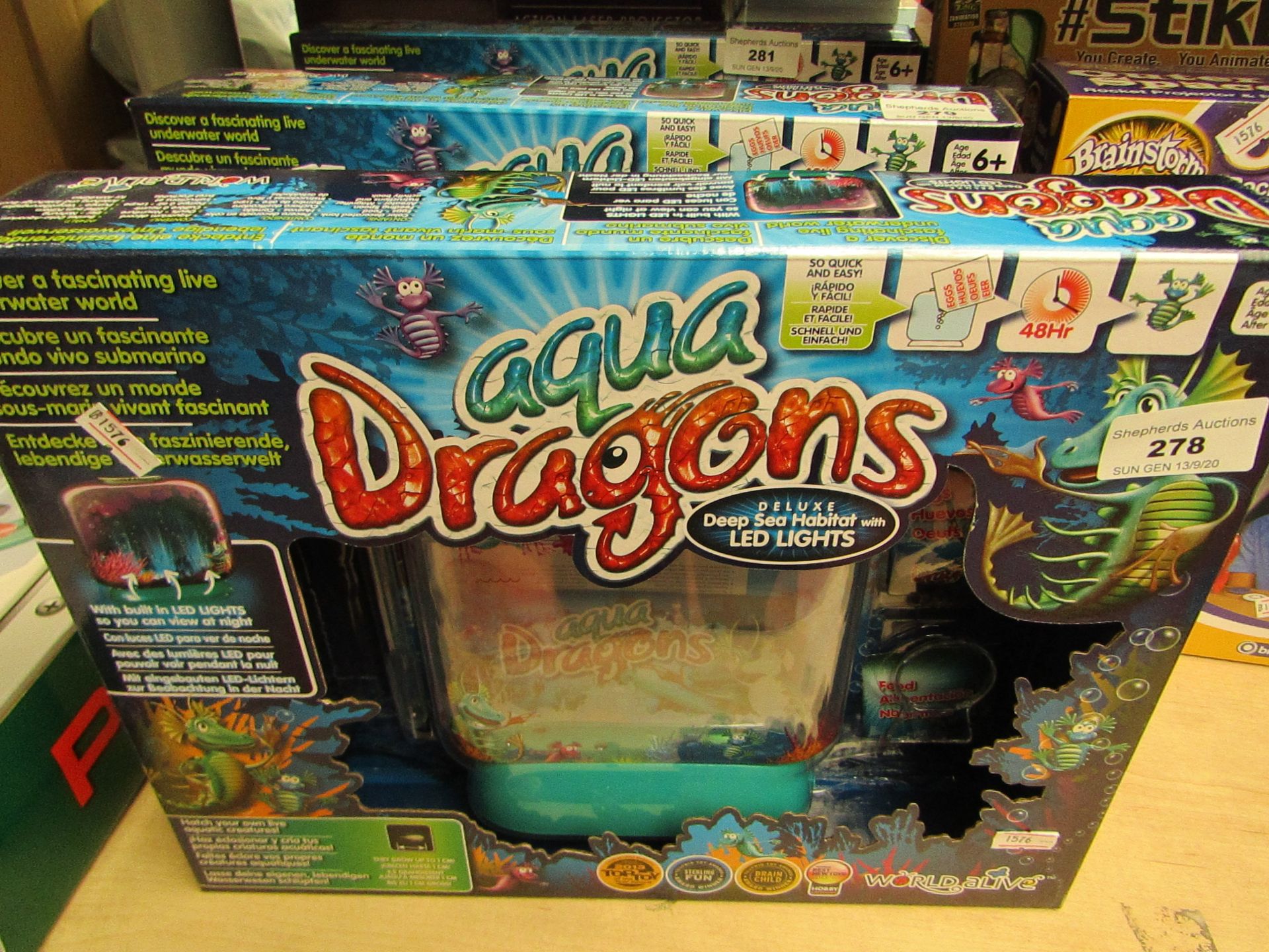 Aqua Dragon - Deep Sea Habitat with LED Lights - Boxed.