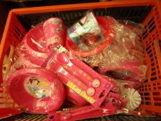 Box of Approx 25+ Items From : Childrens Plates, Children's cutlery etc.