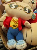 Family Guy Stewie 54cm teddy. See Image For Design. Unused with Tags.