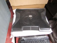 2x Cool Master XL laptop cooling pad, unchecked and boxed.