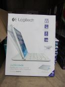 10x Logitech ultra thin keyboard folio for iPad Air, unchecked and boxed.