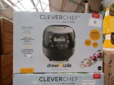 | 3X | DREW AND COLE CLEVER CHEF | BOXED AND REFURBISHED | NO ONLINE RESALE | SKU - | RRP £69.99 |