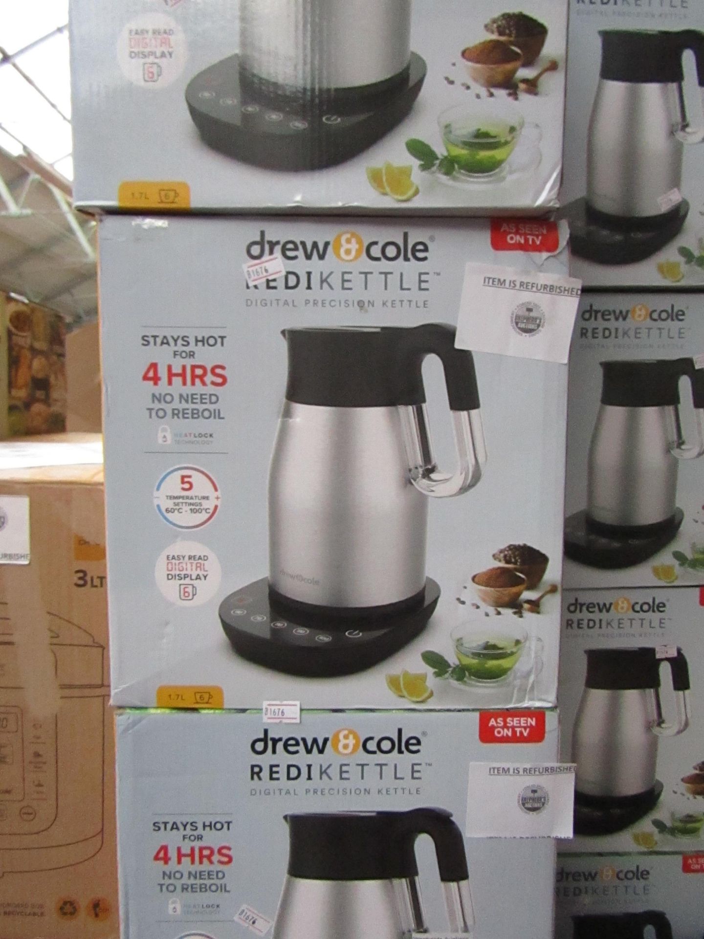 | 1X | DREW AND COLE REDI KETTLE | REFURBISHED AND BOXED | NO ONLINE RESALE | SKU C5060541513587 |