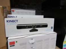 2X Kinect for Windows, unchecked and boxed. RRP £89.00 | Please note, this item is NOT compatible