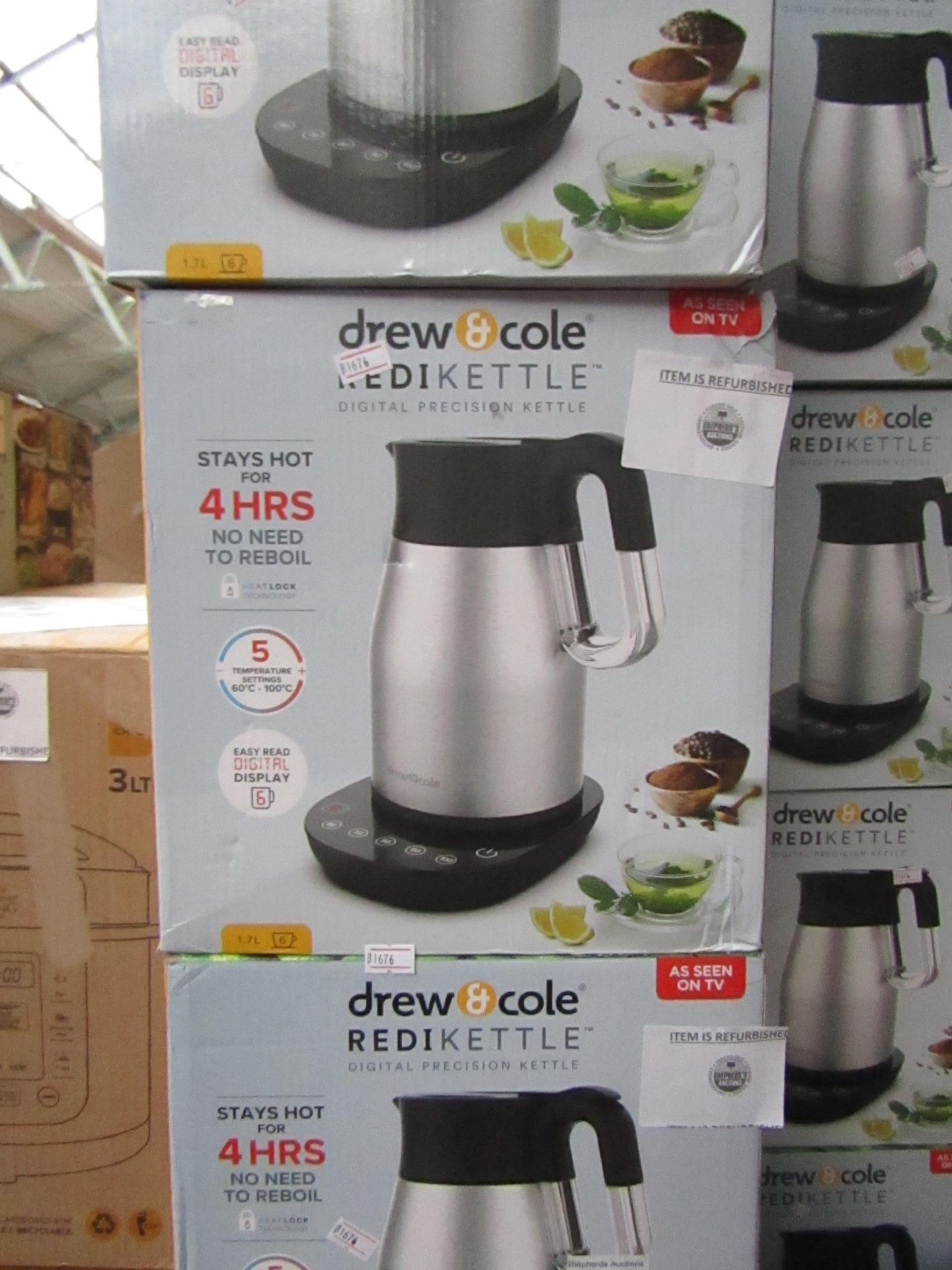 | 1X | DREW AND COLE REDI KETTLE | REFURBISHED AND BOXED | NO ONLINE RESALE | SKU C5060541513587 |