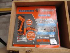 | 1X | RENOVATOR TWIST A SAW WITH ACCESSORY KIT | MAIN UNIT IS TESTED WORKING BUT WE HAVEN'T CHECKED