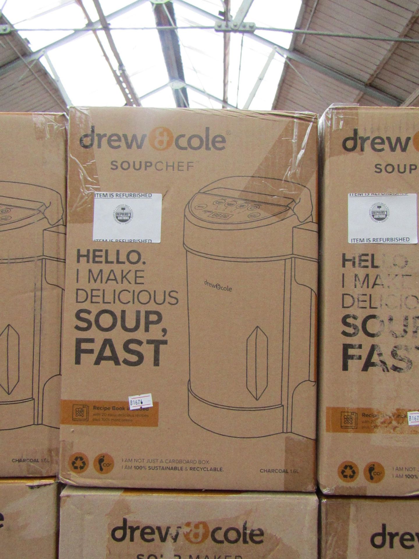 | 1X | DREW AND COLE SOUP CHEF | BOXED AND REFURBISHED | NO ONLINE RESALE | SKU C5060541516809 | RRP