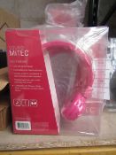 2x Sound MiTEC headphones, new and packaged.