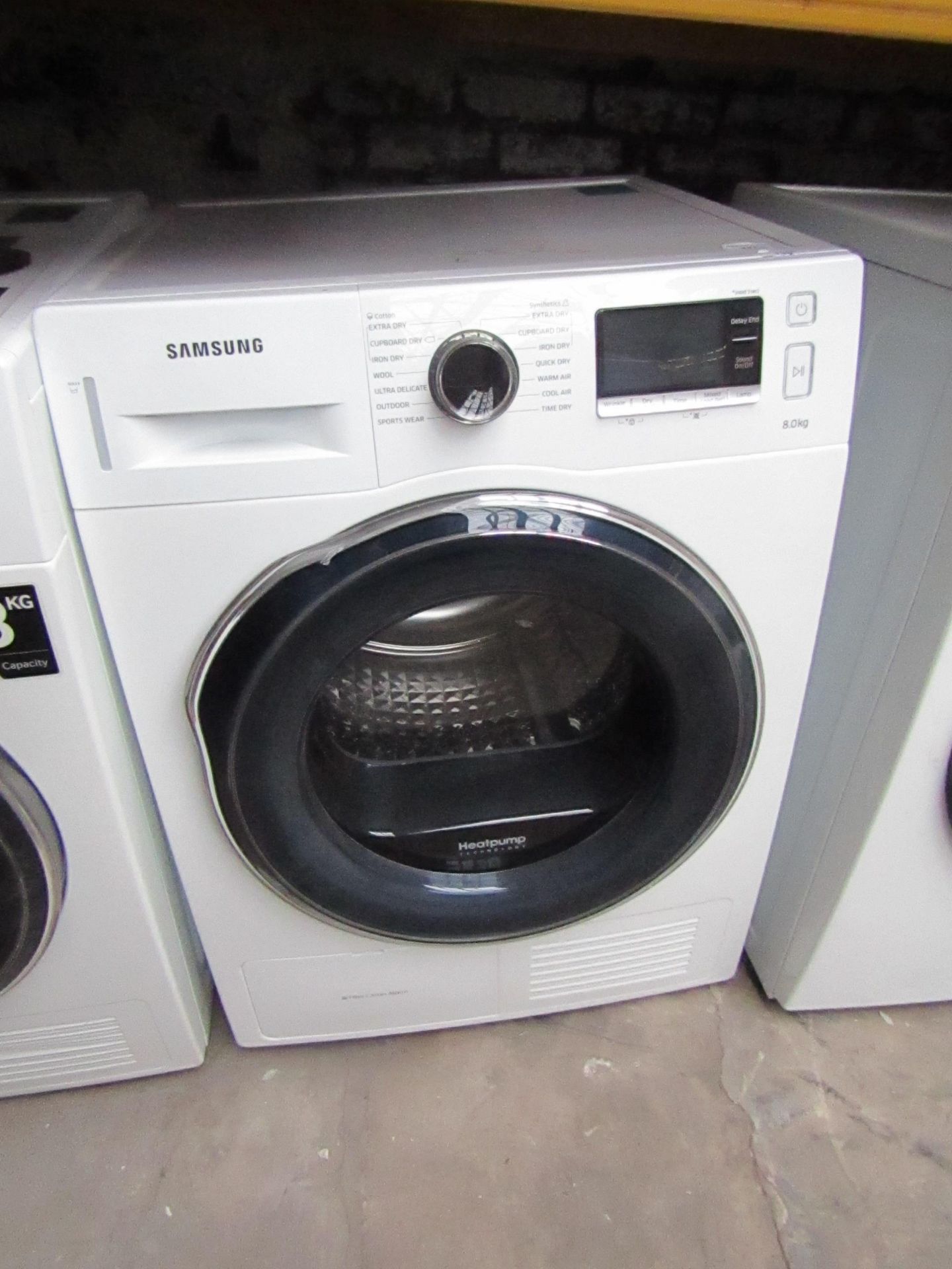 Samsung A++ 8Kg condenser dryer, powers on but unable to test any further due to error code "HC"