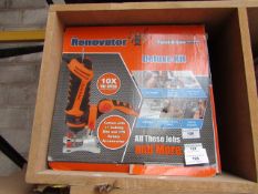 | 1X | RENOVATOR TWIST A SAW WITH ACCESSORY KIT | MAIN UNIT IS TESTED WORKING BUT WE HAVEN'T CHECKED