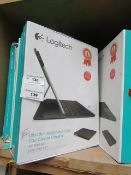 10x Logitech ultra thin keyboard folio for iPad Air, unchecked and boxed.