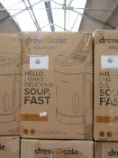 | 1X | DREW AND COLE SOUP CHEF | BOXED AND REFURBISHED | NO ONLINE RESALE | SKU C5060541516809 | RRP