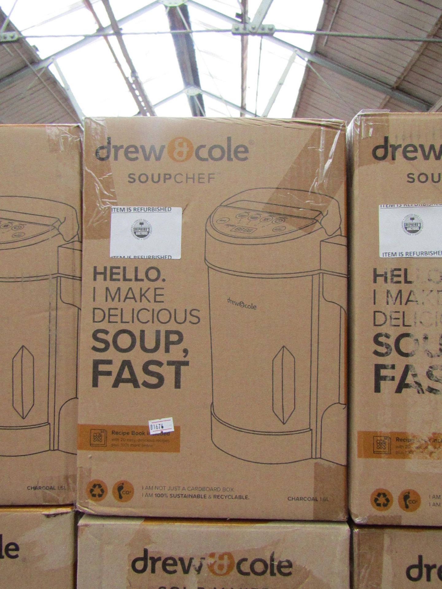 | 1X | DREW AND COLE SOUP CHEF | BOXED AND REFURBISHED | NO ONLINE RESALE | SKU C5060541516809 | RRP