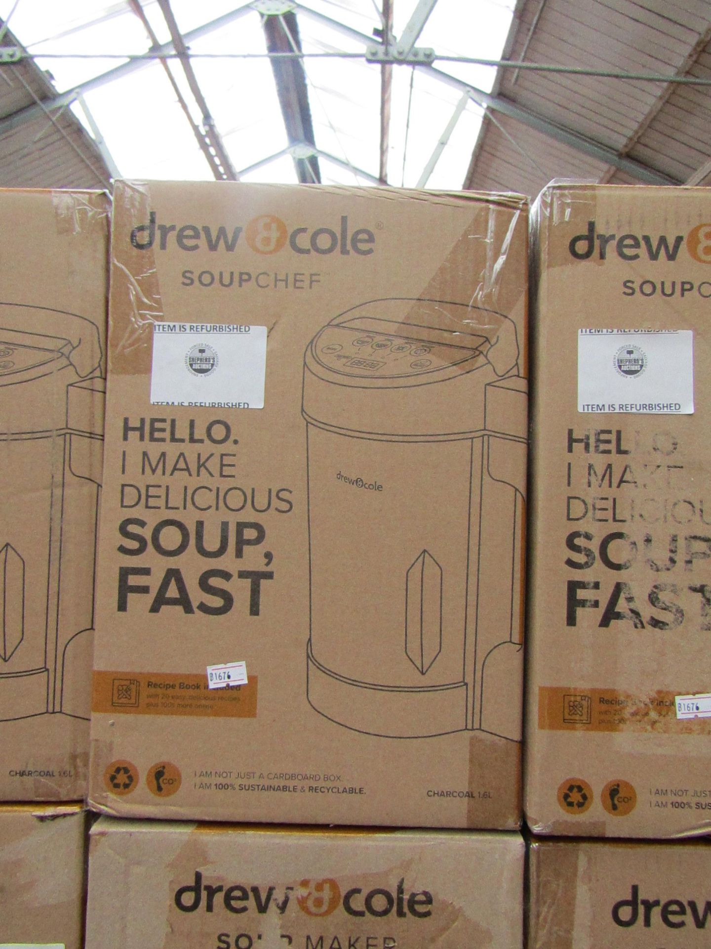 | 6X | DREW AND COLE SOUP CHEF | BOXED AND REFURBISHED | NO ONLINE RESALE | SKU C5060541516809 | RRP