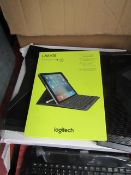 5x Logitech Create iPad external keyboard, unchecked and boxed. Keyboard layout may vary