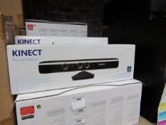 2X Kinect for Windows, unchecked and boxed. RRP £89.00 | Please note, this item is NOT compatible