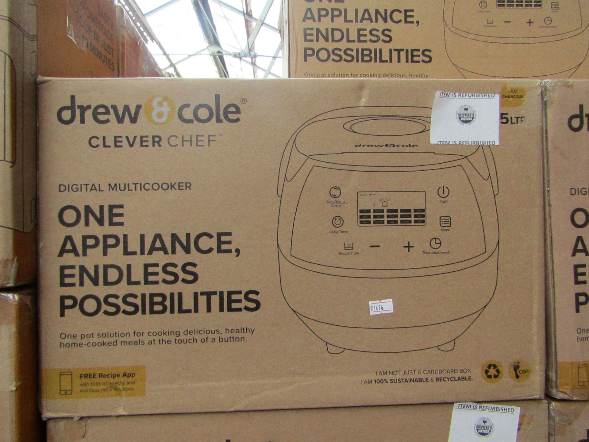 | 1X | DREW AND COLE CLEVER CHEF | BOXED AND REFURBISHED | NO ONLINE RESALE | SKU - | RRP £69.99 |