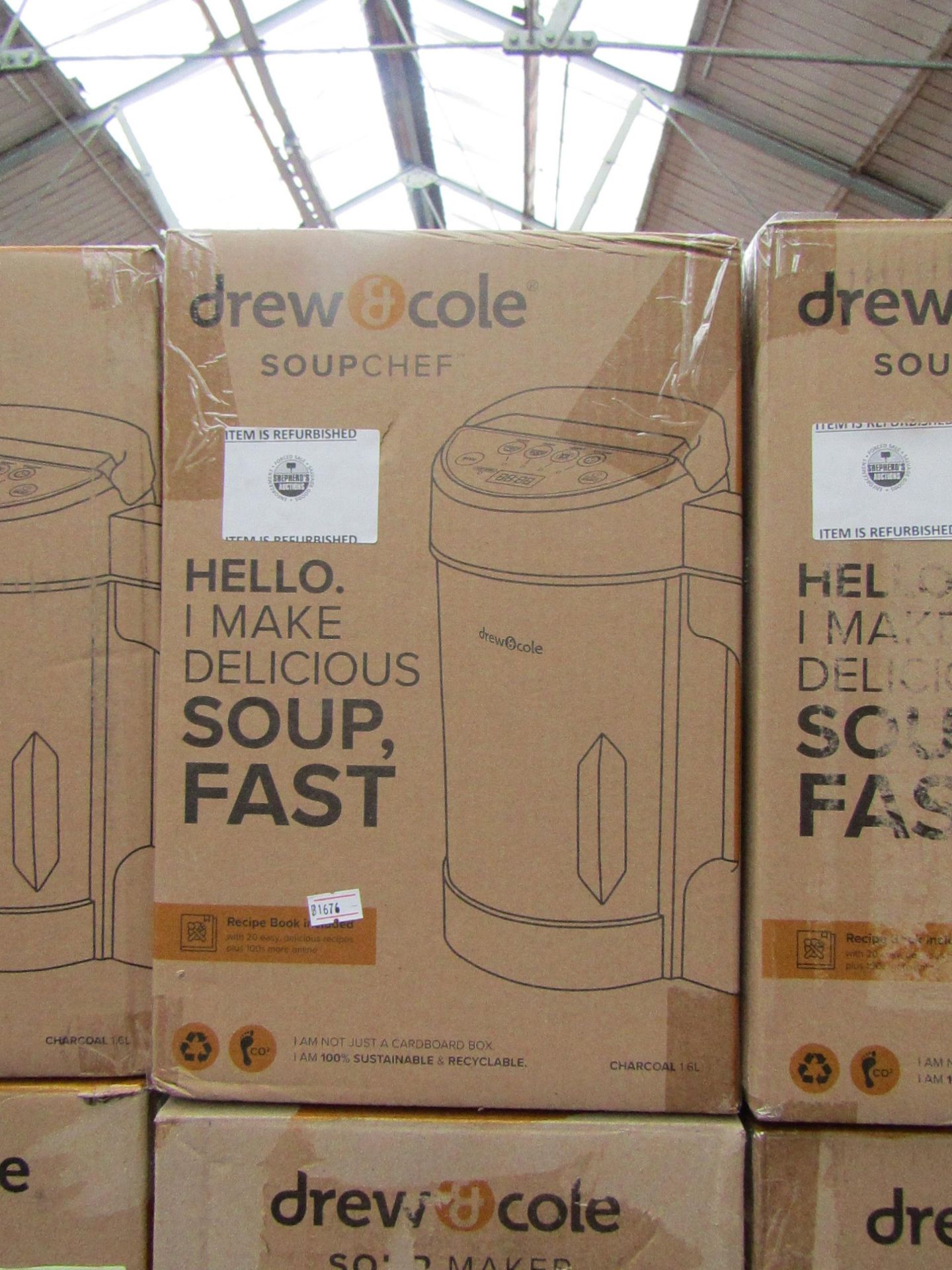 | 1X | DREW AND COLE SOUP CHEF | BOXED AND REFURBISHED | NO ONLINE RESALE | SKU C5060541516809 | RRP