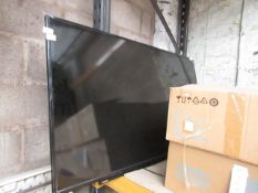 Toshiba 55U2963DB 55" smart 4K HDR TV with Alexa built in, powers on but has a smashed screen, see