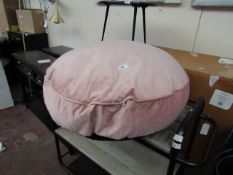 | 1X | COX & COX PINK BEAN BAG CHAIR | HAS A RIP BUT CAN EASILY BE REPAIRED | RRP £195 |