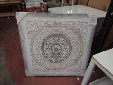 | 1X | COX & COX LARGE WALL ART 100 CM X 100 CM   | LOOKS UNUSED (NO GUARANTEE),|