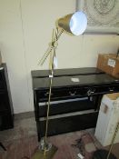 | 1X | LIGHT AND LIVING ANTIQUE BRASS PRESTON FLOOR LAMP | LOOKS UNUSED NO GUARANTEE| NO BOX |