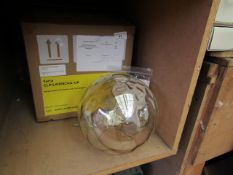 | 1X | GREY SINKER PENDANT LAMP | UNTESTED BUT LOOKS UNUSED (NO GUARANTEE), BOXED | RRP £215.00 |