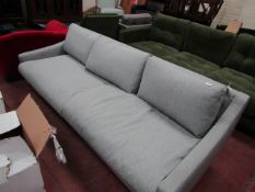 | 1x | SWOON GREY FABRIC SOFA | NO LEGS | RRP £- |