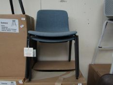 | 2X | HAY AAC17 REMIX DINING CHAIRS WITH BLACK FRAME | LOOK UNUSED AND BOXED | RRP £300 |