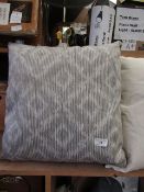 | 4X |COX & COX INDOOR/OUTDOOR GREY CUSHION 50 X 50 CM | RRP EACH £35 | NEW WITH TAG |