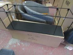 | 1X | SET OF 2 ONE WORLD BRENTON RECTANGULAR SHELVING | LOOKS UNUSED WITH BOX (NO GUARANTEE) |