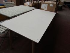 | 1X | HAY COPENHAGUE DINING TABLE 1.4 X 0.75MTRS | IN GOOD CONITION BUT HAS A SMALL BIT OF DAMAGE