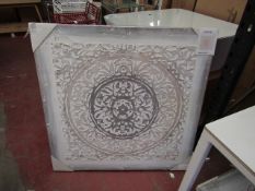 | 1X | COX & COX LARGE WALL ART 100 CM X 100 CM   | LOOKS UNUSED (NO GUARANTEE),|