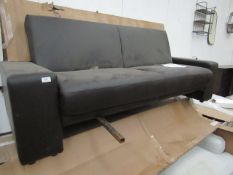 2 Seater Fold down back sofa bed, mechanism is working correctly.