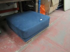 1X | SWOON BLUE FOOTSTOOL | APPEARS TO HAVE NO MAJOR DAMAGE AND MAY CONTAIN A FEW MARKS | RRP - |