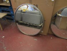 | 1X | COX & COX ROUND ANTIQUESOFT GOLD 80CM MIRROR RRP £125 BOXED  | LOOKS UNUSED NO GUARANTEE |