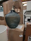 | 1x | COX AND COX TEXTURED PENDANT LIGHT | DOESN'T APPEAR TO BE ANY MAJOR DAMAGE, THE BOX SAYS