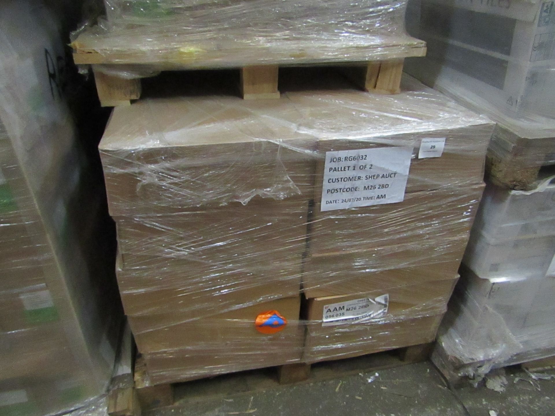 Pallet of approx 35000 gummed envelopes 141x173, unused and boxed