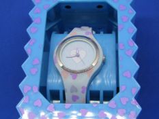 Little Tix Childs watch, new in persenta tion case, ticking