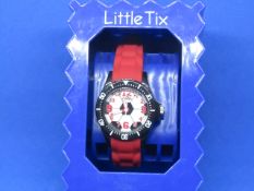 Little Tix Childs watch, new in persenta tion case, ticking