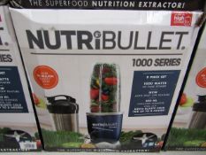 | 3X | NUTRI BULLET 1000 SERIES | UNCHECKED AND BOXED | NO ONLINE RESALE | SKU C5060191464734 |