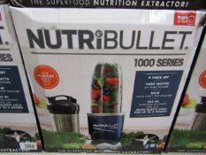 | 3X | NUTRI BULLET 1000 SERIES | UNCHECKED AND BOXED | NO ONLINE RESALE | SKU C5060191464734 |