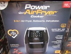 | 4X | POWER AIR FRYER COOKERS | UNCHECKED AND BOXED SOME MAY BE IN NON PICTURE BROWN BOXES| NO