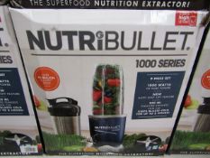 | 3X | NUTRI BULLET 1000 SERIES | UNCHECKED AND BOXED | NO ONLINE RESALE | SKU C5060191464734 |