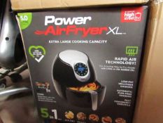 | 4X | POWER AIR FRYER XL 5LTR| UNCHECKED AND BOXED SOME MAY BE IN NON PICTURE BROWN BOXES| NO