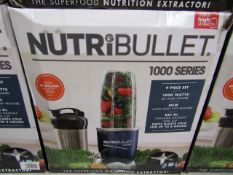 | 3X | NUTRI BULLET 1000 SERIES | UNCHECKED AND BOXED | NO ONLINE RESALE | SKU C5060191464734 |